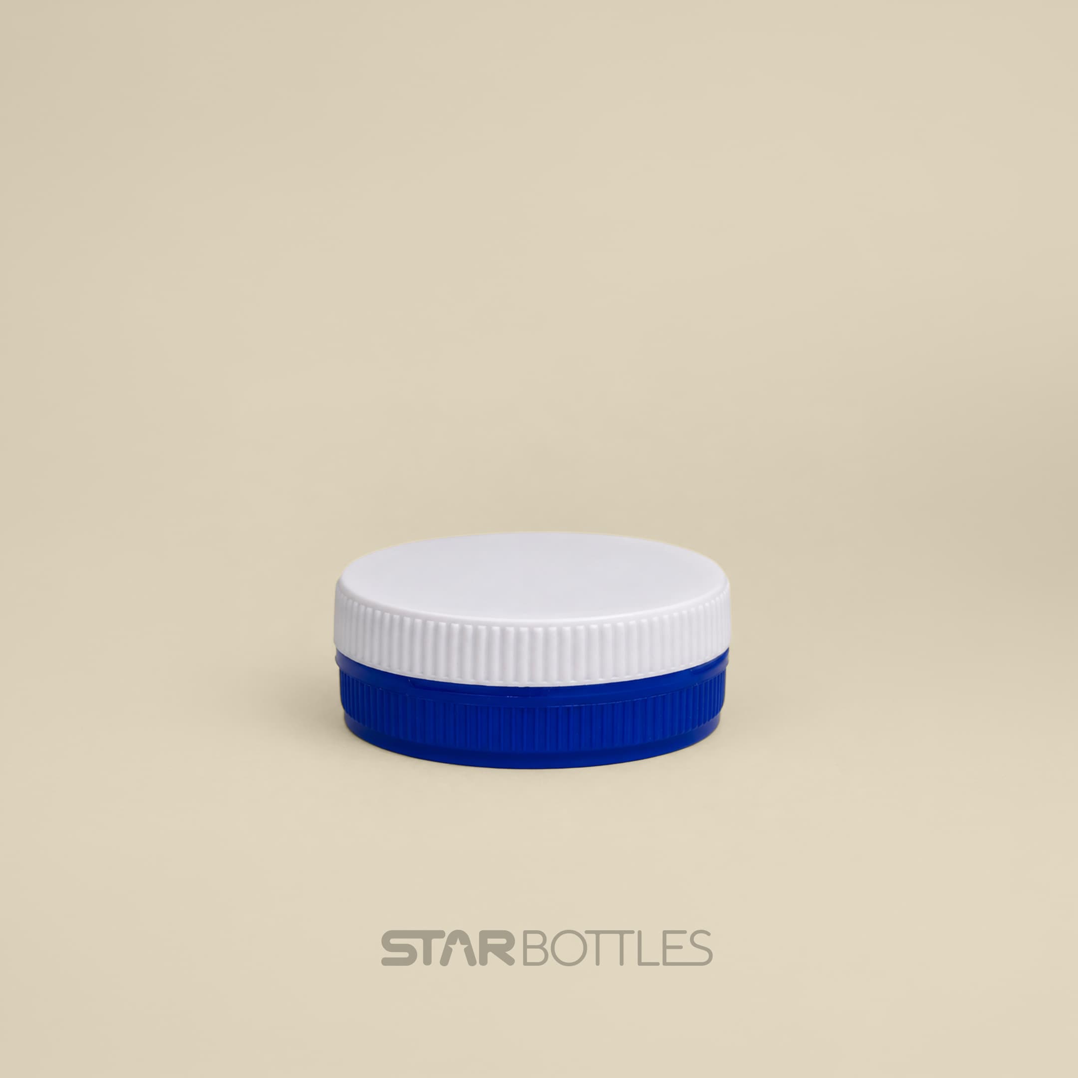 10 GM Flat Balm Jar With Cap B/W